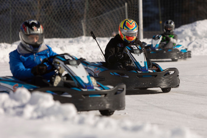 karting school dal academy racing team ice cup pragelato 2023