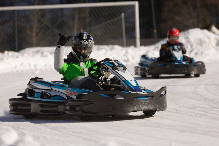 karting school dal academy racing team ice cup pragelato 2023